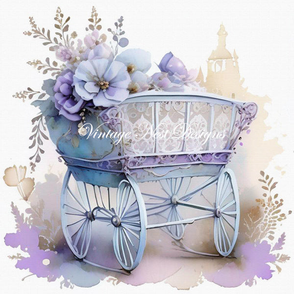 Digital Prints Vintage Baby Buggies No.1 Instant Download