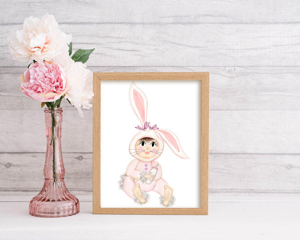 Impression numérique - Graphiques bébé lapin n°1 - Illustration - Téléchargement instantané