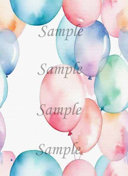 Pack de Papiers Numériques Scrapbooking Anniversaire n°1 Illustration Téléchargement Instantané