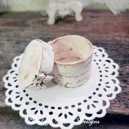 Miniature Box No.102 for Dollhouse Handmade