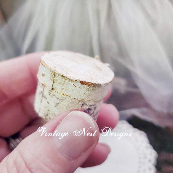 Miniature Box No.102 for Dollhouse Handmade