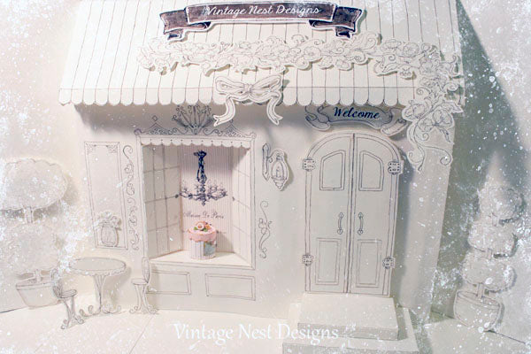 Miniature Box No.39 Handmade for Dollhouse