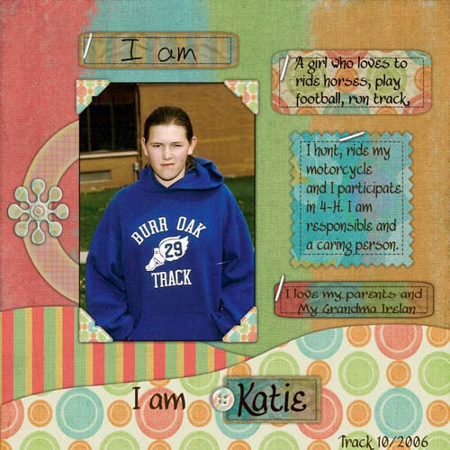 Digital Scrapbooking Citrus Punch Kit Instant Download
