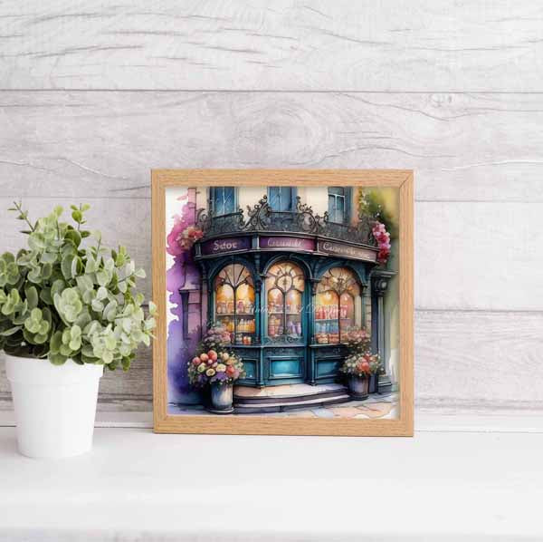 Digital Prints Bundle City Life No.3 Illustration Instant Download