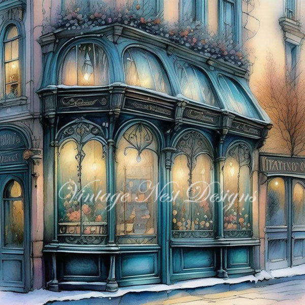 Digital Prints Bundle City Life No.6 Illustration Instant Download