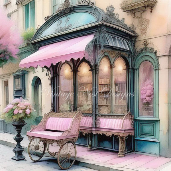 Bundle City Life Nr.7 Digitale Kunstdrucke Illustration