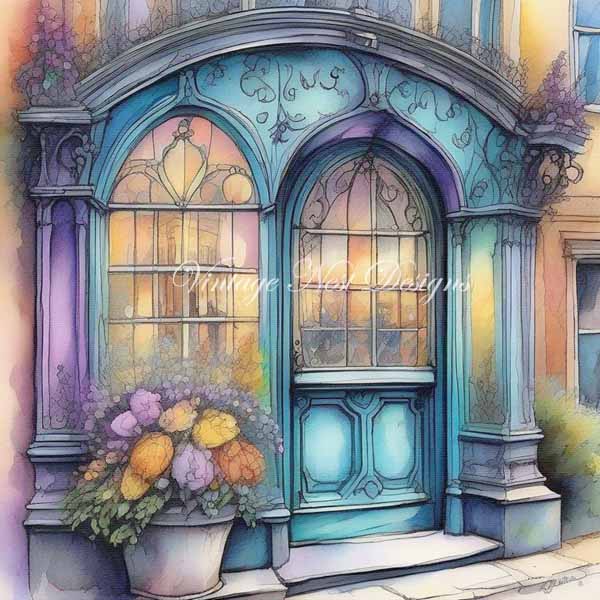 Bundle City Life Nr.7 Digitale Kunstdrucke Illustration