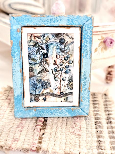 Miniature Contemporary Art No.1:1 Handmade for Dollhouse