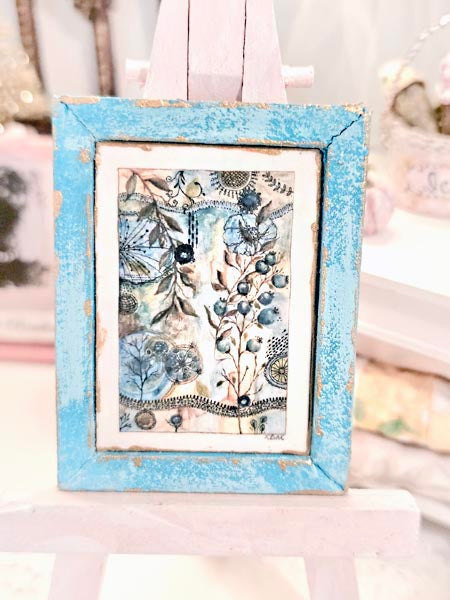 Miniature Contemporary Art No.1:1 Handmade for Dollhouse