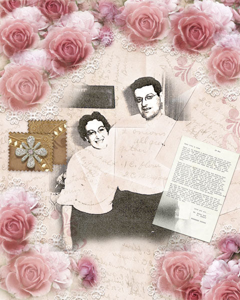 Digital Scrapbooking Cottage Garden Kit Instant Download
