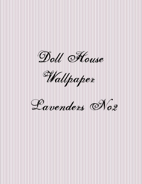 Papier peint de maison de poupée n° 3 Illustrations numériques Scrapbooking