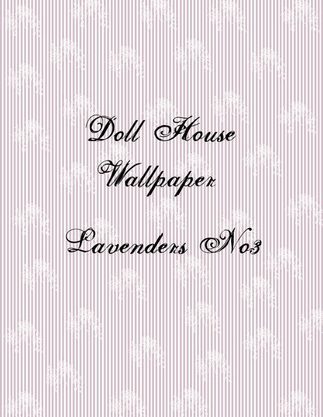 Papier peint de maison de poupée n° 3 Illustrations numériques Scrapbooking