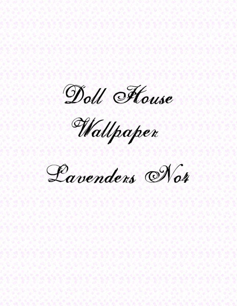 Papier peint de maison de poupée n° 3 Illustrations numériques Scrapbooking