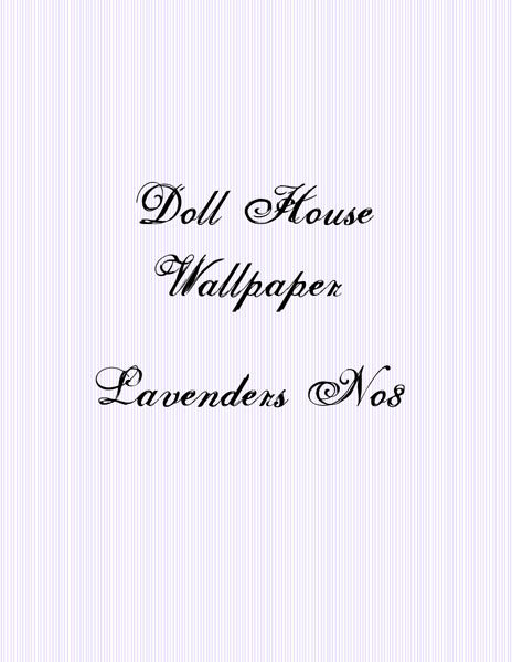 Papier peint de maison de poupée n° 3 Illustrations numériques Scrapbooking