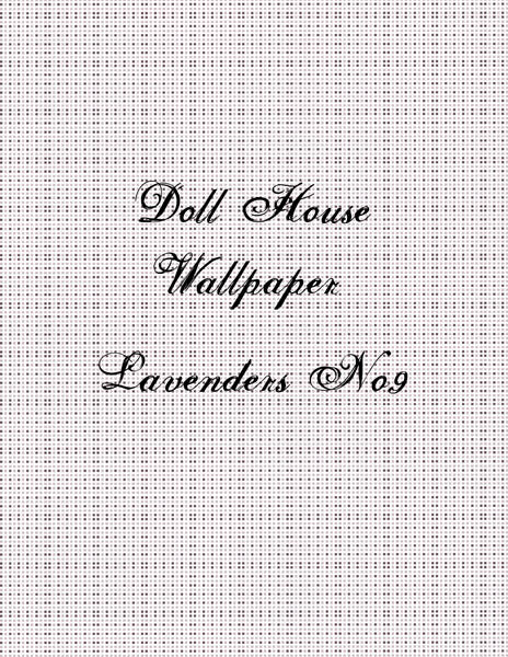 Papier peint de maison de poupée n° 3 Illustrations numériques Scrapbooking