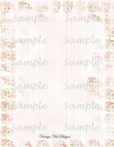 Fonds d'écran Roses victoriennes n°1 Illustrations numériques Scrapbooking
