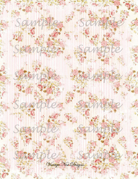 Fonds d'écran Roses victoriennes n°1 Illustrations numériques Scrapbooking
