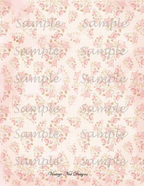 Fonds d'écran Roses victoriennes n°1 Illustrations numériques Scrapbooking
