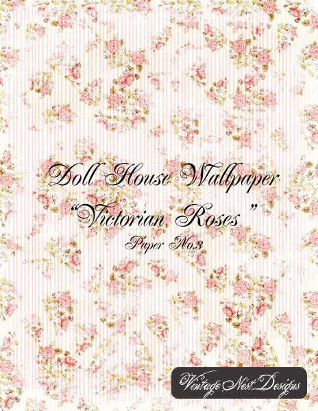 Fonds d'écran Roses victoriennes n°1 Illustrations numériques Scrapbooking