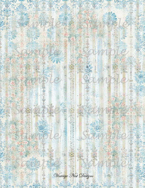 Papiers peints pour maison de poupée n° 9, impressions numériques, illustration, scrapbooking