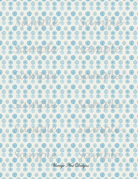 Papiers peints pour maison de poupée n° 9, impressions numériques, illustration, scrapbooking