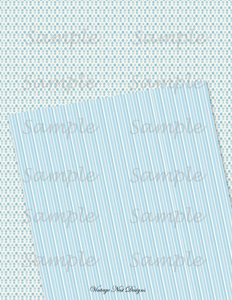 Papiers peints pour maison de poupée n° 9, impressions numériques, illustration, scrapbooking