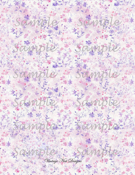 Papier peint de maison de poupée n° 8 Illustrations numériques pour scrapbooking