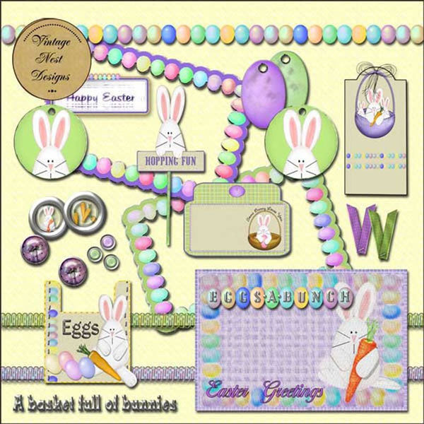 Kit de Scrapbooking Numérique « Œufs-traordinaire » Téléchargement Instantané