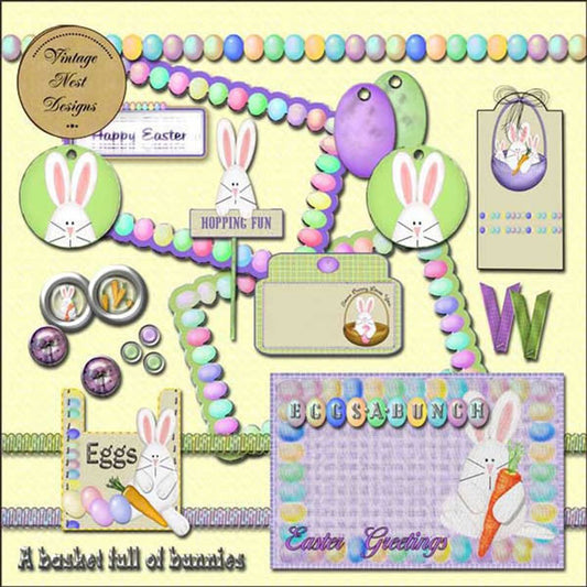 Digital Scrapbooking Eggstra Special Kit Instant Download
