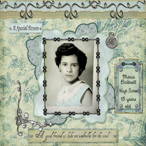 Digital Scrapbooking Elegant Grunge Kit Instant Download