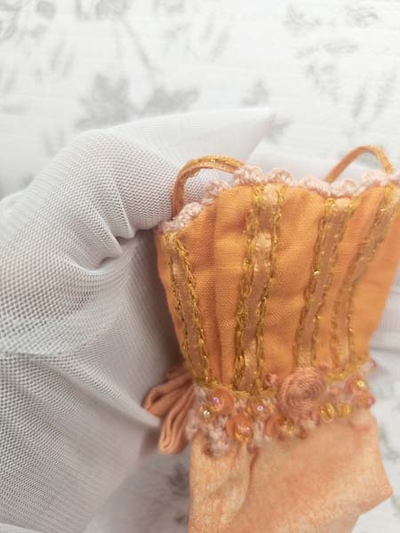 Barbie Fashion Doll Outfit No.7 Orange Handmade Dress