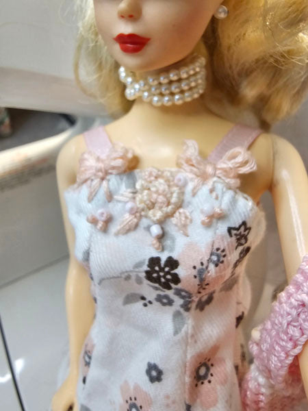Barbie Fashion Doll Outfit No.5 Handmade Dress & Bag