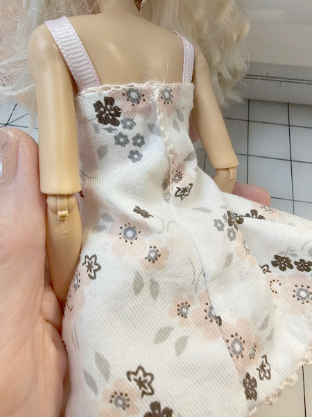 Barbie Fashion Doll Outfit No.5 Handmade Dress & Bag