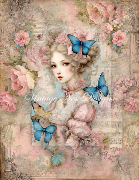 Illustration numérique Marie Antoinette n°6