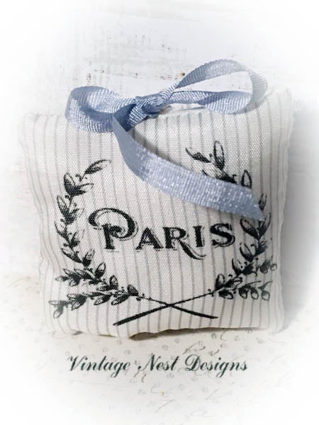 Paris Pillow No.1 Dollhouse Miniature Handmade