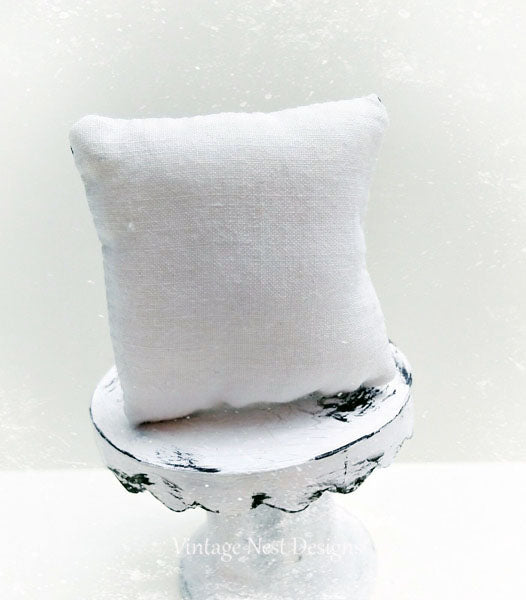 Miniature Pillow No.10 Dollhouse Decor Accessories Diorama Shadow Box 1:12 Scale