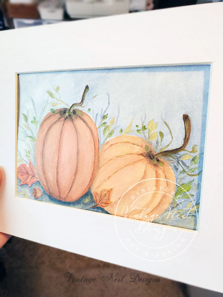 Digital Print Pumpkins No.16 Oil Painting Instant Download