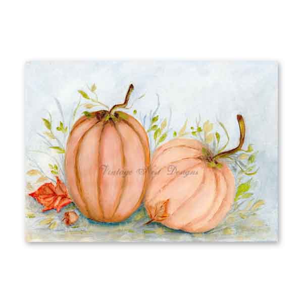 Digital Print Pumpkins No.16 Oil Painting Instant Download
