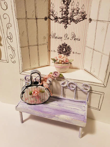 Dollhouse Miniature Purse No.17 Handmade for Dolls
