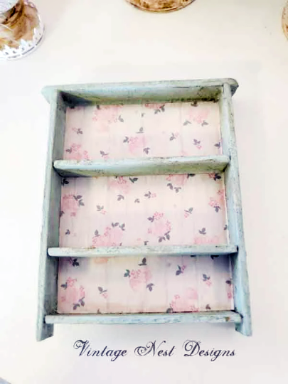 Étagère n° 91, maison de poupée miniature, fait main