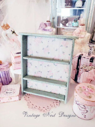 Shelf No.91 Dollhouse Miniature Handmade