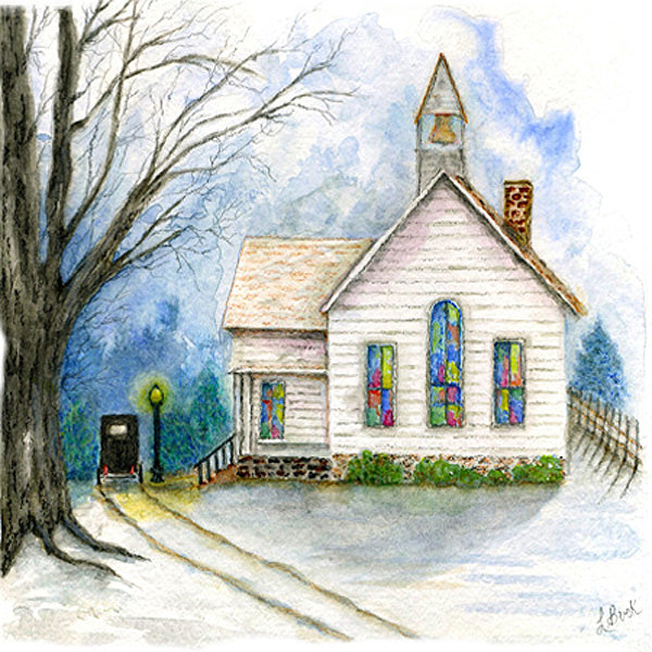 Digital Print Sunday Arrival No.1 Watercolor Instant Download