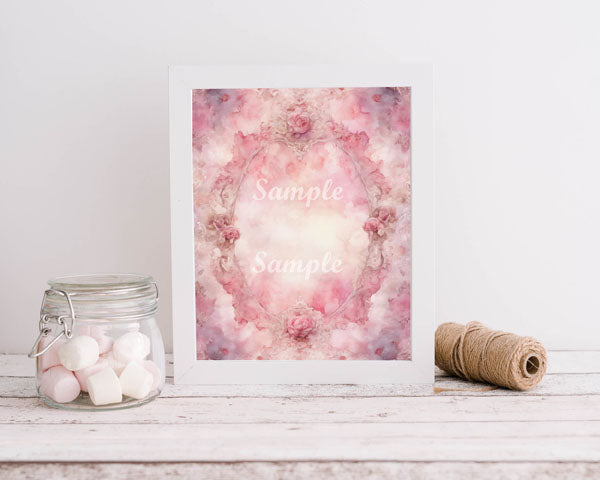 Digital Prints Valentine's Day Paper Pack No.2 Illustration Scrapbooking