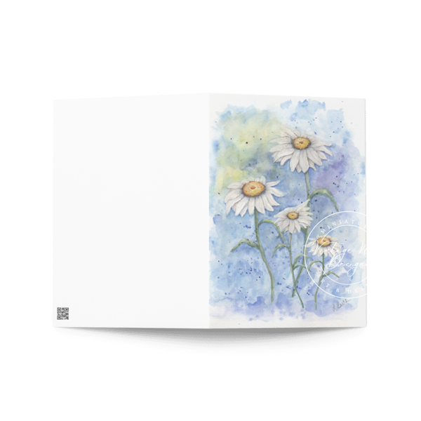 Digital Print Daisies No.2 Watercolor Painting