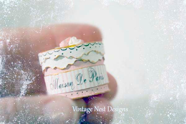 Box No.37 Dollhouse Miniature Handmade for Dolls image 1