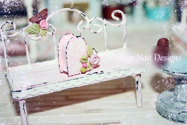Sweetheart Box No.23 Dollhouse Miniature Handmade image 0