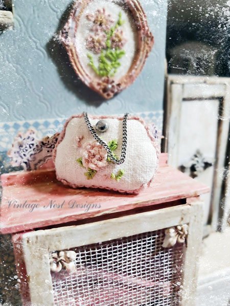 Purse No.20 Dollhouse Miniature Handmade image 7