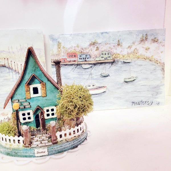Putz House No.35 Handmade Miniature image 2