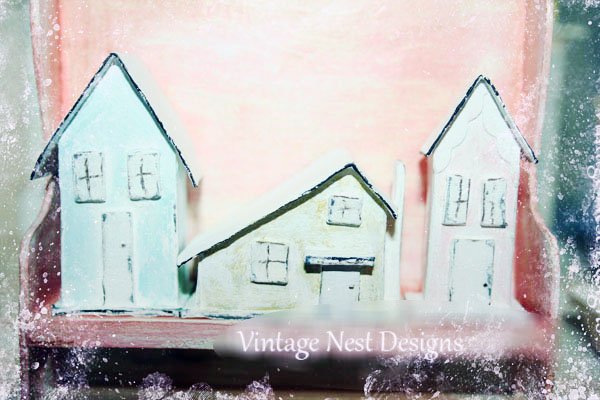 Putz Houses No.4 Handmade Miniatures image 2