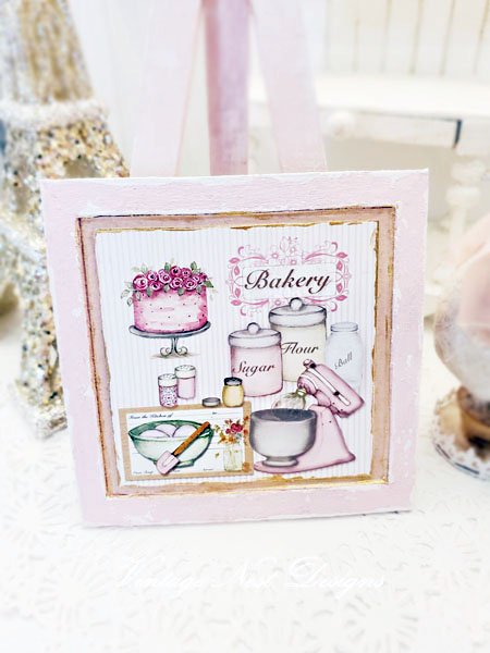 Bakery Pink Mixer No.1:5 Dollhouse Miniature Handmade image 5
